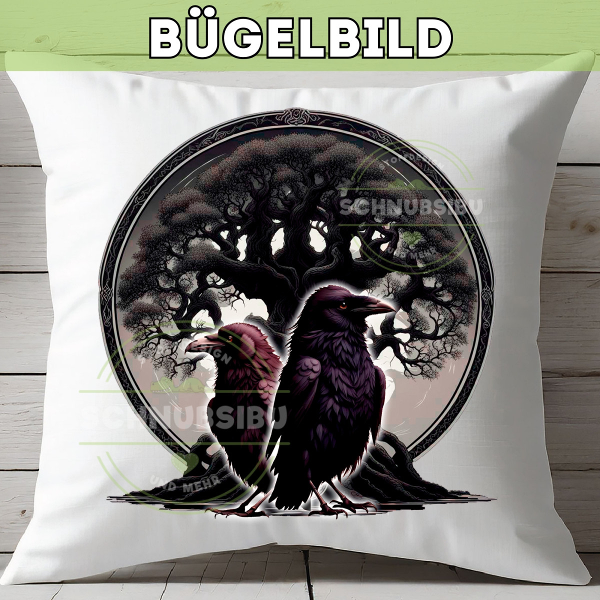 Bügelbild Weltenbaum
